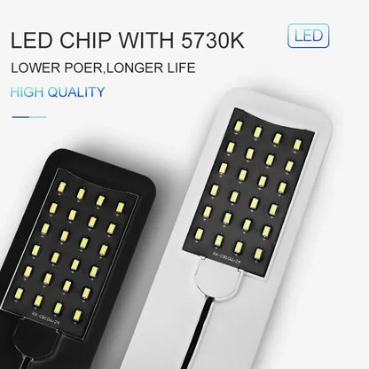 Super Slim LED Aquarium Light | 5W/10W/15W Waterproof Clip-On Grow Light for Aquatic Plants