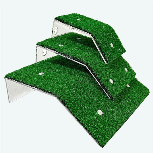 S/M/L Size Turtle Platform Float | Grass Ramp for Reptile Resting & Moss Island Habitat Decor